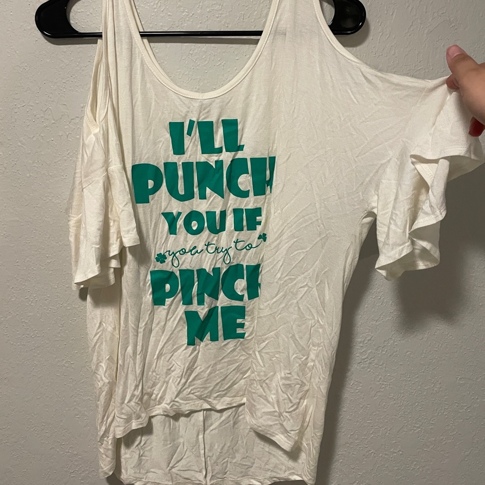 Small st pattys day tshirt